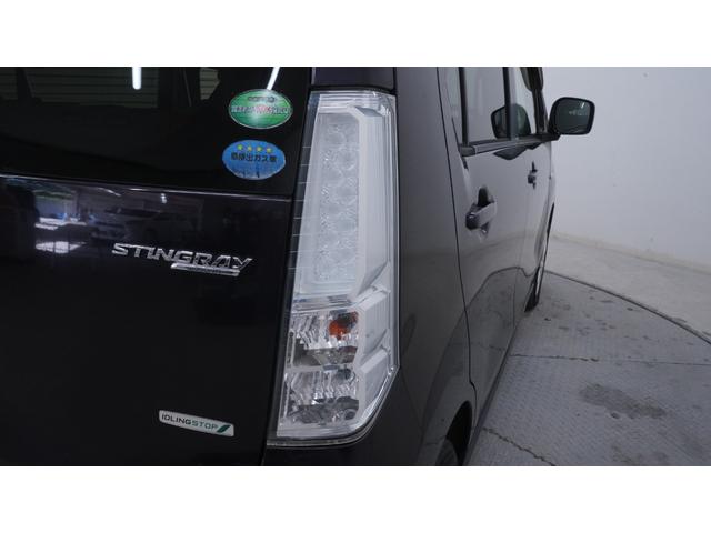 ワゴンＲスティングレー Ｘ　禁煙車　オーディオ　スマートキー　革巻きハンドル　アームレスト　チルトステアリング　シートリフター　ＨＩＤヘッドライト　ＡＵＴＯエアコン　電動格納ドアミラー　純正１４インチアルミホイール（61枚目）