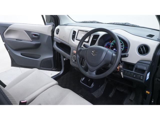 ワゴンＲ ＦＸ　フル装備　Ｗエアバック　社外ナビ　フルセグＴＶ　ＣＤ／ＤＶＤ再生　キーレス　電動格納ドアミラー　アイドリングストップ　インパネＡＴ　ベンチシート　ＡＵＴＯエアコン　アームレスト（13枚目）