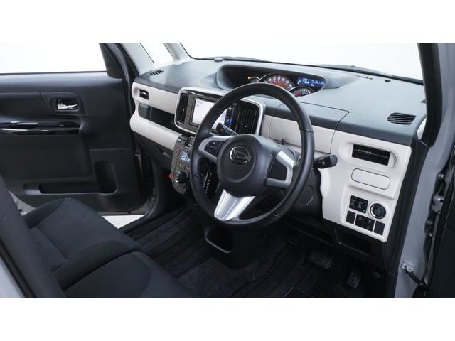 ムーヴキャンバス Ｇメイクアップ　ＳＡＩＩ　禁煙車　純正ナビ　フルセグＴＶ　Ｂｌｕｅｔｏｏｔｈ対応　ＣＤ／ＤＶＤ再生　両側パワースライドドア　革巻きハンドル　ＡＵＴＯエアコン　ステアリングスイッチ　電動格納ドアミラー　スマートキー（17枚目）