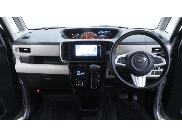 ムーヴキャンバス Ｇメイクアップ　ＳＡＩＩ　禁煙車　純正ナビ　フルセグＴＶ　Ｂｌｕｅｔｏｏｔｈ対応　ＣＤ／ＤＶＤ再生　両側パワースライドドア　革巻きハンドル　ＡＵＴＯエアコン　ステアリングスイッチ　電動格納ドアミラー　スマートキー（31枚目）