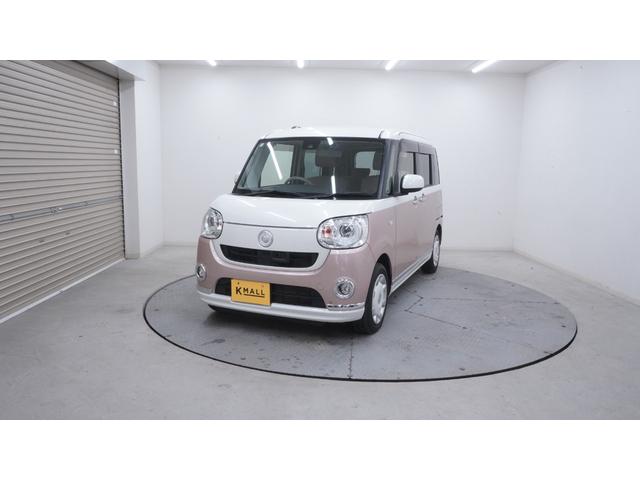 ムーヴキャンバス 　禁煙車　社外ナビ　フルセグＴＶ　ＣＤ／ＤＶＤ再生　Ｂｌｕｅｔｏｏｔｈ接続　両側パワースライドドア　スマートキー　電動格納ドアミラー　シートヒーター　衝突被害軽減ブレーキ　アイドリングストップ（56枚目）