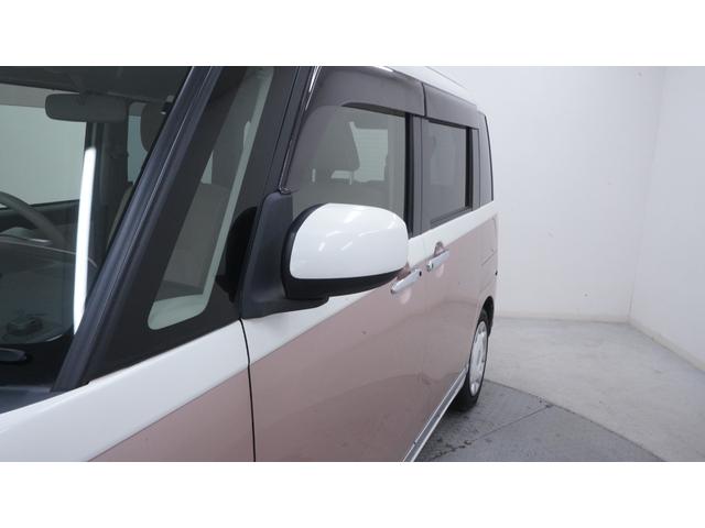 ムーヴキャンバス 　禁煙車　社外ナビ　フルセグＴＶ　ＣＤ／ＤＶＤ再生　Ｂｌｕｅｔｏｏｔｈ接続　両側パワースライドドア　スマートキー　電動格納ドアミラー　シートヒーター　衝突被害軽減ブレーキ　アイドリングストップ（60枚目）