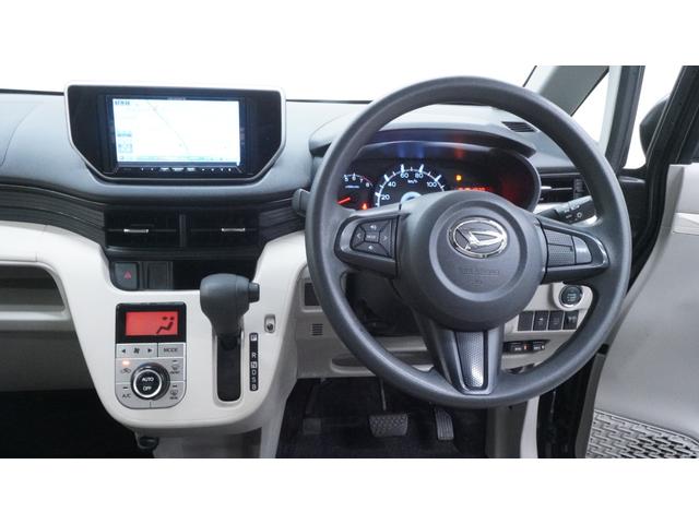 ムーヴ Ｘ　禁煙車　ナビ　フルセグＴＶ　Ｂｌｕｅｔｏｏｔｈ　ＣＤ／ＤＶＤ再生　バックカメラ　スマートキー　ベンチシート　ＡＵＴＯエアコン　電動格納ドアミラー　アイドリングストップ　社外１４インチアルミホイール（3枚目）