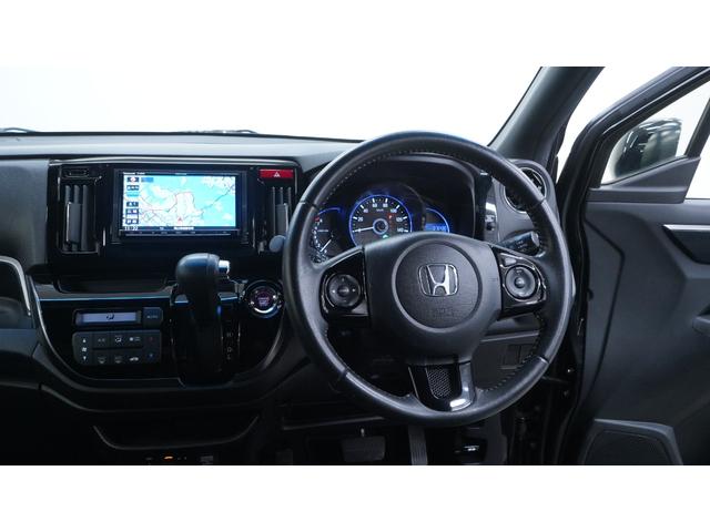 Ｎ－ＷＧＮカスタム Ｇ・Ｌパッケージ　禁煙車　ストラーダナビ　フルセグＴＶ　ＣＤ／ＤＶＤ再生　Ｂｌｕｅｔｏｏｔｈ接続　バックモニター　スマートキー　ベンチシート　　ＨＩＤヘッドライト　ＡＵＴＯライト　ビルトインＥＴＣナビ連動（3枚目）