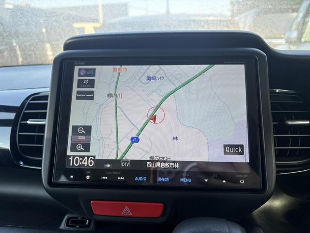 Ｎ－ＢＯＸカスタム Ｇ・ターボＡパッケージ　禁煙車　純正８インチナビ　地デジＴＶ　ＣＤ／ＤＶＤ再生　Ｂｌｕｅｔｏｏｔｈ接続　バックカメラ　両側パワースライドドア　ステアリングスイッチ　スマートキー　電動格納ドアミラーウィンカー　ＥＴＣ（8枚目）