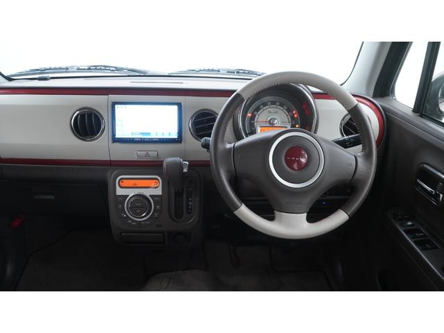 アルトラパンショコラ X 禁煙車 社外ナビ 地デジTV スマートキー 専用レザー調シート・内装カラー AUTOエアコン AUTOライト ショコラグレード専用純正スチールホイール アイドリングストップ ETC(3枚目)