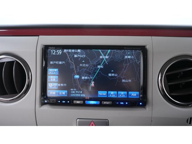 アルトラパンショコラ X 禁煙車 社外ナビ 地デジTV スマートキー 専用レザー調シート・内装カラー AUTOエアコン AUTOライト ショコラグレード専用純正スチールホイール アイドリングストップ ETC(9枚目)