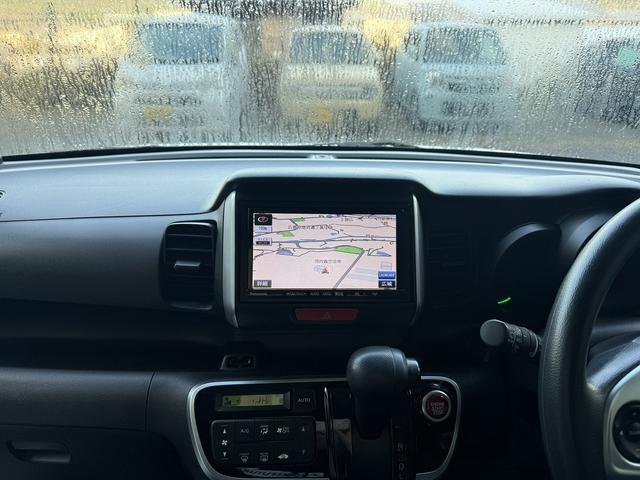 N-BOX G・Lパッケージ 後期 社外ナビ フルセグTV 両側パワースライドドア スマートキー 電動格納ドアミラーウィンカー ステアリングスイッチ チルトステアリング AUTOエアコン アイドリングストップ ETC(9枚目)