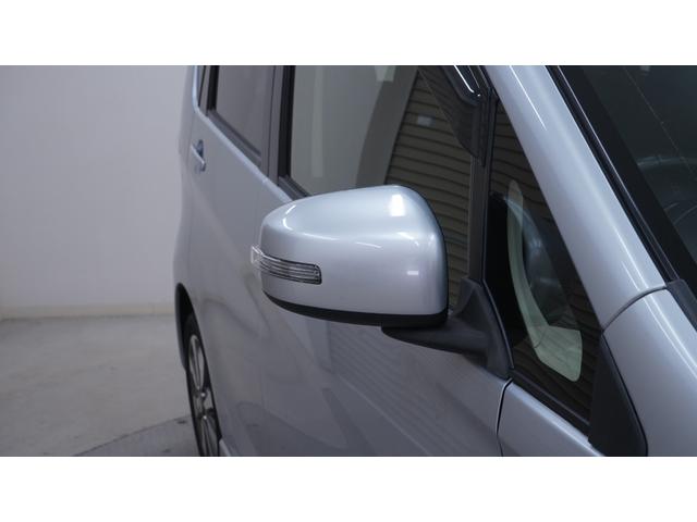 ｅＫカスタム Ｔ　禁煙車　社外ナビ　フルセグＴＶ　ＣＤ／ＤＶＤ　バックモニター　ＨＩＤヘッドライト　ＡＵＴＯライト　スマートキー　プッシュスタート　アームレスト　純正１５インチアルミホイール　革巻きハンドル　ＥＴＣ（48枚目）