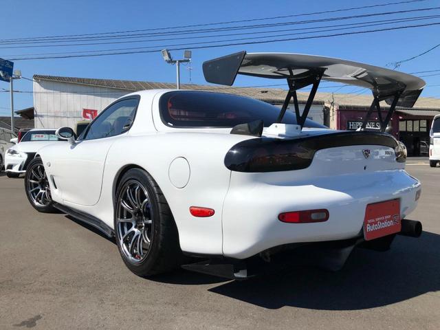 ＲＸ－７ タイプＲバサースト　アドバンレーシングＲＳＩＩ１７ＡＷ　車高調　外マフラー　タワーバー　エアクリ　インタークーラー　外ボンネット　エアロ　リアウィング　ブーストメーター　ＨＩＤライト　ＥＴＣ　レカロシート（44枚目）