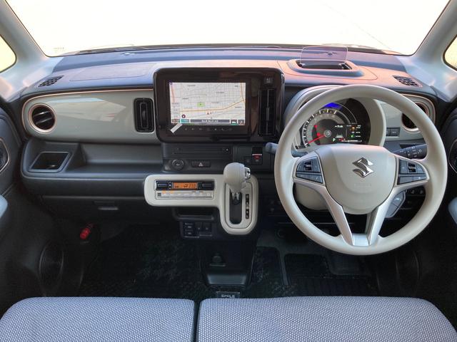 ワゴンRスマイル ハイブリッドX 衝突被害軽減ブレーキ 全方位カメラ 9インチ純正メモリーナビゲーション Bluetooth スズキコネクト LEDヘッドランプ ヘッドアップディスプレイ キーレスプッシュ リヤパーキングセンサ 禁煙車(7枚目)