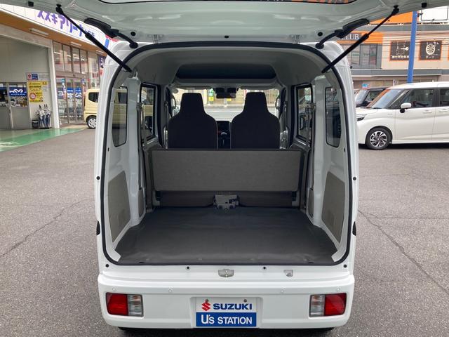 エブリイ ＰＡリミテッド　衝突被害軽減ブレーキ　ＡＭ／ＦＭラジオ　ＵＳＢ充電ソケット　キーレスエントリー　オートライト　車線逸脱警報機能　先行車発進お知らせ機能　リヤパーキングセンサー　登録済み（届け出済み）未使用車　禁煙車（44枚目）