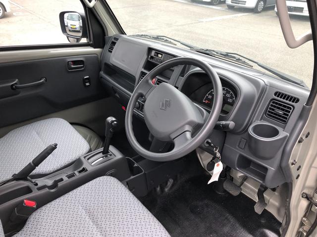 キャリイトラック KCエアコン・パワステ農繁仕様 農繁 4WD デュアルカメラブレーキサポート エアコン パワステ キーレスエントリー 集中ドアロック パワーウィンドウ 作業灯 テールゲートチェーン ラジオチューナー 試乗車UP(8枚目)