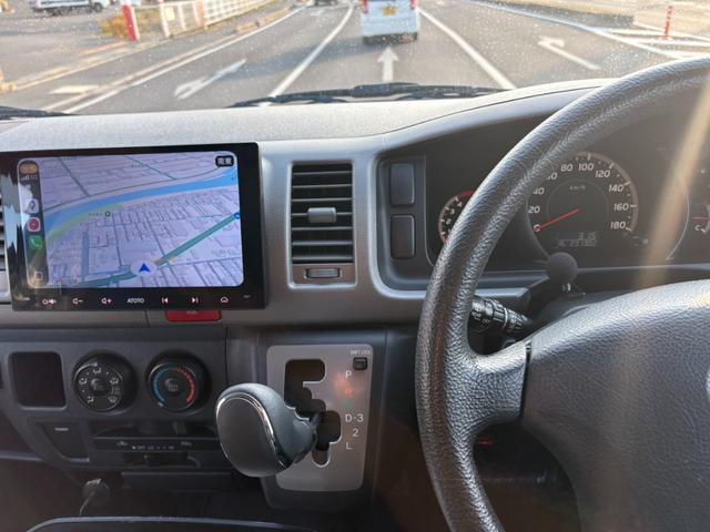 レジアスエースバン ロングスーパーGL ディーゼルターボ タイミングベルト交換済 ディスプレイオーディオ ウーハー ヒッチメンバー ベッド ドラレコ バイパーセキュリティ バックカメラ ETC(25枚目)