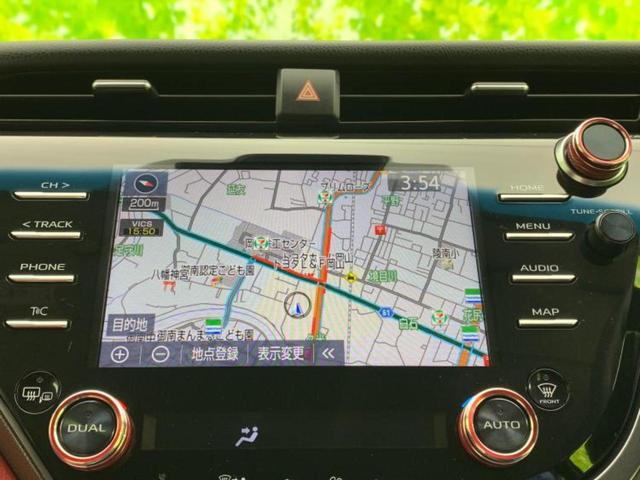 カムリ ＷＳブラックエディション　ＴＲＤエアロ／保証書／純正　ＳＤナビ／トヨタセーフティセンス／シートヒーター　前席／車線逸脱防止支援システム／シート　フルレザー／ヘッドランプ　ＬＥＤ／Ｂｌｕｅｔｏｏｔｈ接続／ＥＴＣ２．０　革シート（10枚目）