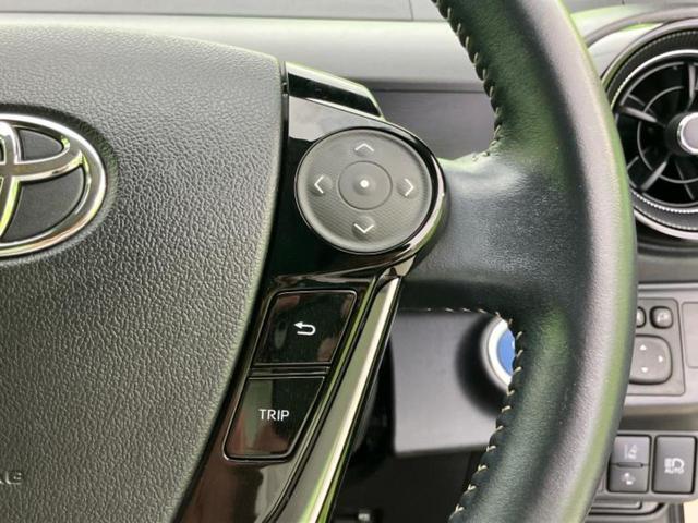アクア クロスオーバー　新品タイヤ／保証書／純正　ＳＤナビ／トヨタセーフティセンス／車線逸脱防止支援システム／シート　ハーフレザー／ヘッドランプ　ＬＥＤ／Ｂｌｕｅｔｏｏｔｈ接続／ＥＴＣ／ＥＢＤ付ＡＢＳ／横滑り防止装置　禁煙車（32枚目）