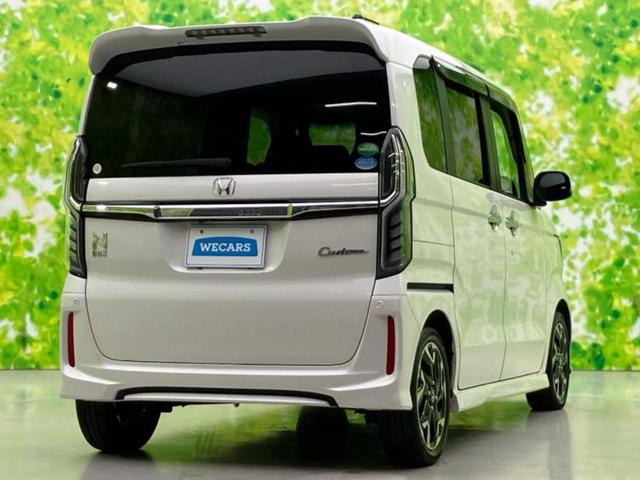 N-BOXカスタム G・EXターボホンダセンシング 新品タイヤ/保証書/純正 8インチ SDナビ/ホンダセンシング/両側電動スライドドア/シートヒーター 前席/車線逸脱防止支援システム/シート ハーフレザー/ドライブレコーダー 前後 ターボ 禁煙車(3枚目)