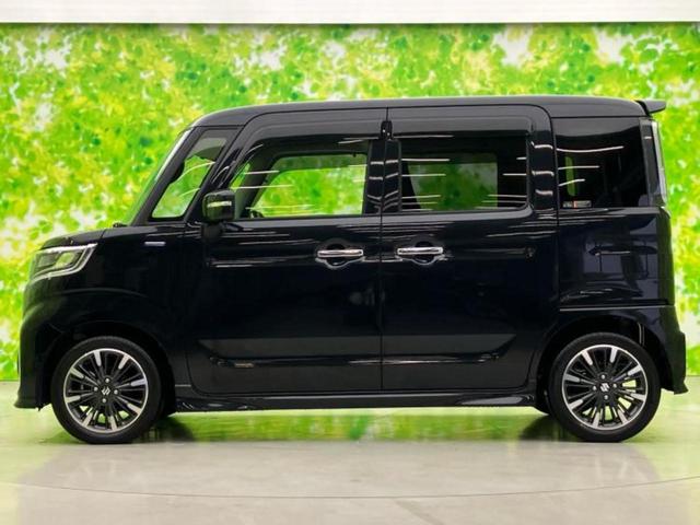 スペーシアカスタム ハイブリッドXSターボ 新品タイヤ/保証書/社外 ナビ/セーフティサポート(スズキ)/両側電動スライドドア/シートヒーター 運転席/車線逸脱防止支援システム/シート ハーフレザー/ヘッドランプ LED/USBジャック 禁煙車(2枚目)