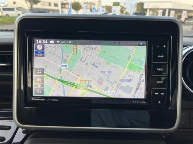 スペーシアカスタム ハイブリッドXSターボ 新品タイヤ/保証書/社外 ナビ/セーフティサポート(スズキ)/両側電動スライドドア/シートヒーター 運転席/車線逸脱防止支援システム/シート ハーフレザー/ヘッドランプ LED/USBジャック 禁煙車(10枚目)