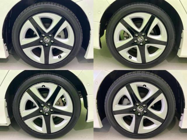 プリウス Ａツーリングセレクション　新品タイヤ／純正エアロ／保証書／純正　９インチ　ＳＤナビ／トヨタセーフティセンス／シートヒーター　前席／車線逸脱防止支援システム／シート　合皮／パーキングアシスト　自動操舵　リフトアップ　フルエアロ（60枚目）