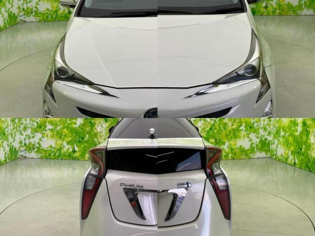 プリウス Ａツーリングセレクション　新品タイヤ／純正エアロ／保証書／純正　９インチ　ＳＤナビ／トヨタセーフティセンス／シートヒーター　前席／車線逸脱防止支援システム／シート　合皮／パーキングアシスト　自動操舵　リフトアップ　フルエアロ（61枚目）