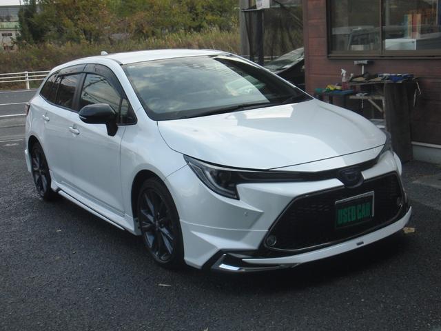 カローラツーリング ハイブリッド ダブルバイビー モデリスタエアロ禁煙車 純正9インチディスプレイオーディオ DVD CD ステアリングヒーター シートヒーター レーダークルーズコントロール BSM トヨタセーフティセンス LEDライト(2枚目)