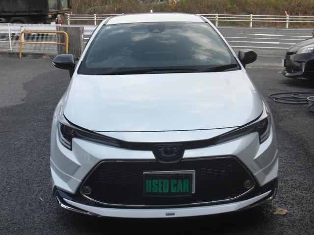 カローラツーリング ハイブリッド ダブルバイビー モデリスタエアロ禁煙車 純正9インチディスプレイオーディオ DVD CD ステアリングヒーター シートヒーター レーダークルーズコントロール BSM トヨタセーフティセンス LEDライト(3枚目)