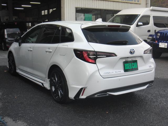 カローラツーリング ハイブリッド ダブルバイビー モデリスタエアロ禁煙車 純正9インチディスプレイオーディオ DVD CD ステアリングヒーター シートヒーター レーダークルーズコントロール BSM トヨタセーフティセンス LEDライト(5枚目)