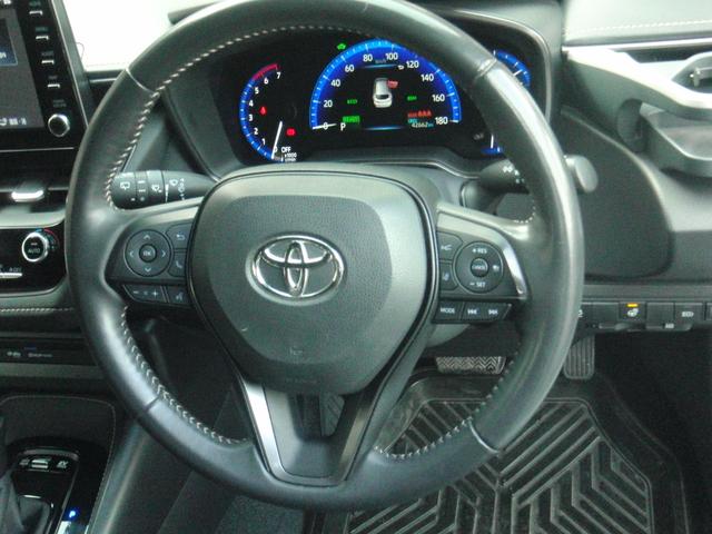 カローラツーリング ハイブリッド ダブルバイビー モデリスタエアロ禁煙車 純正9インチディスプレイオーディオ DVD CD ステアリングヒーター シートヒーター レーダークルーズコントロール BSM トヨタセーフティセンス LEDライト(9枚目)