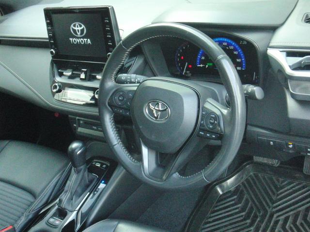 カローラツーリング ハイブリッド ダブルバイビー モデリスタエアロ禁煙車 純正9インチディスプレイオーディオ DVD CD ステアリングヒーター シートヒーター レーダークルーズコントロール BSM トヨタセーフティセンス LEDライト(12枚目)