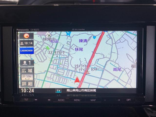 ハイブリッドT 新品社外SDナビ フルセグ DVD Bluetooth ステリモ バックモニター スズキセーフティサポート レーンキープ HUD パドルシフト クルコン プッシュスタート スマートキー 本革巻きステア(8枚目)