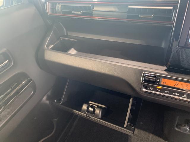 ハイブリッドT 新品社外SDナビ フルセグ DVD Bluetooth ステリモ バックモニター スズキセーフティサポート レーンキープ HUD パドルシフト クルコン プッシュスタート スマートキー 本革巻きステア(49枚目)