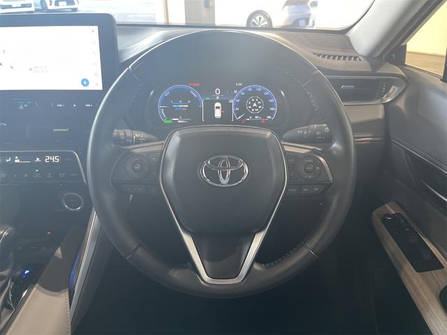 ハリアーハイブリッド Ｇ　１年保証付・禁煙車・ユーザー様買取車・モデリスタエアロ／マフラー・フロントガーニッシュ・ブラインドスポットモニター・バックモニター・トヨタセーフティ・クルーズコントロール・パワーバックドア・ドラレコ（9枚目）