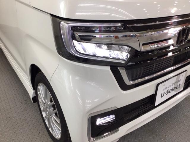 Ｎ－ＢＯＸカスタム Ｌターボ　ＬＥＤ・フルセグ・メモリナビ・バックカメラ・純正ＡＷ・シートヒーター・ＥＴＣ　地デジチューナー　衝突軽減ブレーキサポート　ＬＥＤヘッドライ　１オーナー　アイドリングＳ　ターボエンジン　ＰＳ　エアバック（3枚目）