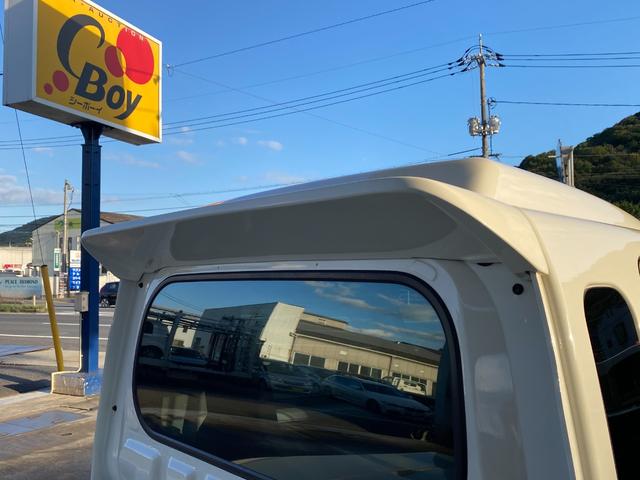 ハイゼットトラック ジャンボ ワンオーナー ユーザー買取車 翔プロデュースエアロ 荷台トノカバー リアルーフウイング キーレス LEDライト フロントフォグ パワステ パワーウィンドウ フロアオートマ マット バイザー 禁煙車(23枚目)