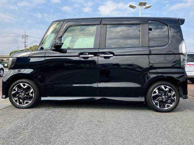 N-BOXカスタム G・Lターボホンダセンシング 新品タイヤ/保証書/純正 8インチ SDナビ/ホンダセンシング/両側電動スライドドア/車線逸脱防止支援システム/シート ハーフレザー/ドライブレコーダー 純正/ヘッドランプ LED ターボ DVD再生(2枚目)