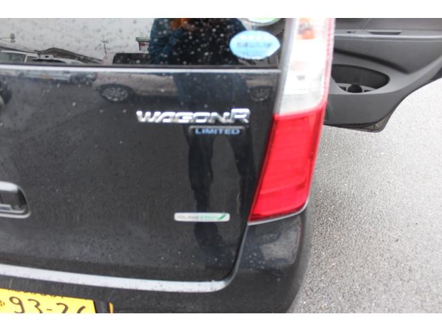 ワゴンＲ ＦＸリミテッド　純正エアロパーツ　純正アルミ　プッシュスタート　オートエアコン　電格ウインカー付ドアミラー　スマートキー二個　アイドリングストップ（36枚目）