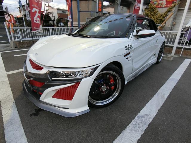 ホンダ ｓ６６０ ｊｗ系 A 無限ｒウイング 無限フェンダー 無限ボンネット 無限ハードトップ リバティウオークｆｒバンパー アドバンレーシング１６ａｗ テイン車高調 ｈｋｓマフラー ｈｋｓバルブ タナベタワーバー ブリッドシート 中古車検索 くるまのニュース