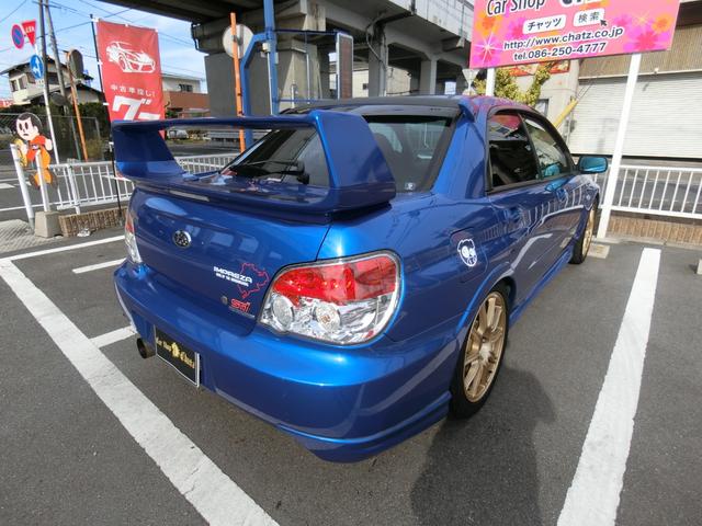 WRX STi 6MTターボ4WD エアロ17AWブリッツ車高調FGKマフラー Rスポイラー HKSエアクリ タワーバー サクションパイプ EVC ワークスベルクイックリリース ブレンボキャッパー オートメーター(7枚目)