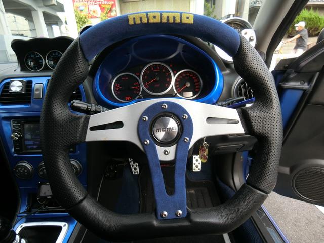 WRX STi 6MTターボ4WD エアロ17AWブリッツ車高調FGKマフラー Rスポイラー HKSエアクリ タワーバー サクションパイプ EVC ワークスベルクイックリリース ブレンボキャッパー オートメーター(13枚目)