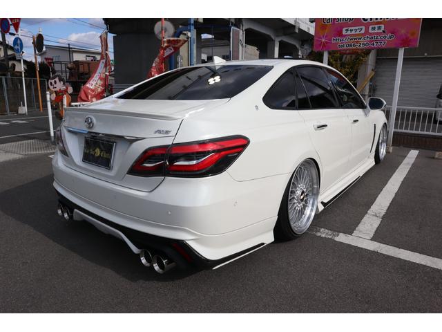 RSアドバンス OPモデリスタフルエアロ&マフラー ダクト改 WORK20AW ローダウン LEDライト&フォグ サンルーフ 黒革エアシート HDDナビフルセグ Bカメラ パノラミックビューモニター HUD BSM(7枚目)