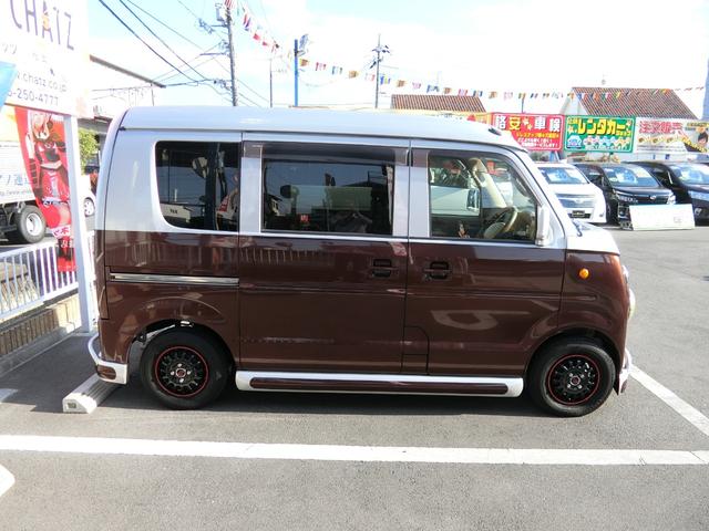 PAターボ ターボ WB仕様 エアロ 内装ペイント 外品12AW 革調シートカバー メモリーナビ フルセグTV バックカメラ ドライブレコーダー 両側スライドドア パワステ エアコン 全塗装(4枚目)