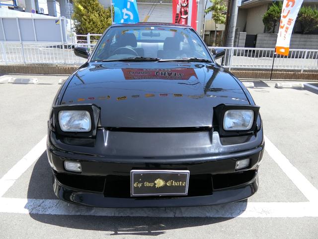 タイプS 黒全塗装 5MT 外品フルエアロ WORK18AW 車高調 外品マフラー 外品ルーフスポイラー フル装備 ABS タイミングチェーン式(3枚目)