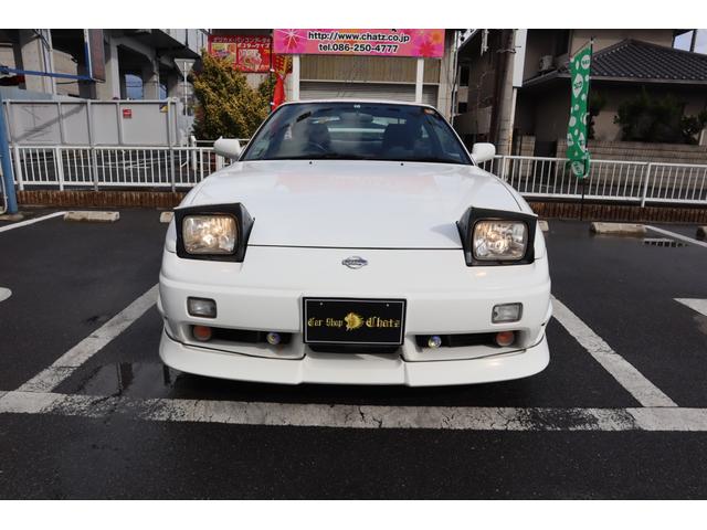 １８０ＳＸ タイプＸ　後期　ターボ　ＳＲ２０ＤＥＴエンジン　外フルエアロ　アドバンレーシング１６ＡＷ　外ショックサス　外マフラー　外タワーバー　ブースト計　キーレス　ＣＤ再生　ＥＴＣ　フル装備　ＡＢＳ　Ｔチェーン式　　Ｕ（3枚目）