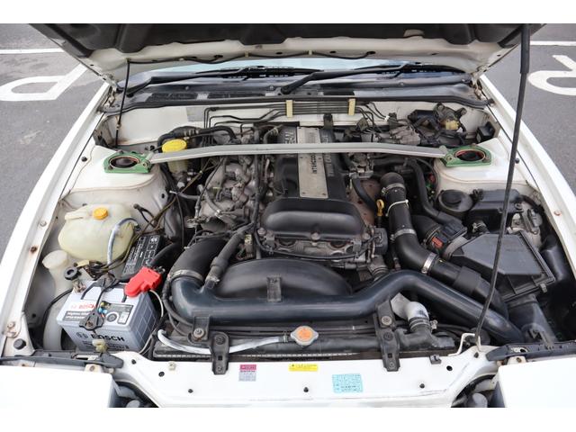 １８０ＳＸ タイプＸ　後期　ターボ　ＳＲ２０ＤＥＴエンジン　外フルエアロ　アドバンレーシング１６ＡＷ　外ショックサス　外マフラー　外タワーバー　ブースト計　キーレス　ＣＤ再生　ＥＴＣ　フル装備　ＡＢＳ　Ｔチェーン式　　Ｕ（23枚目）