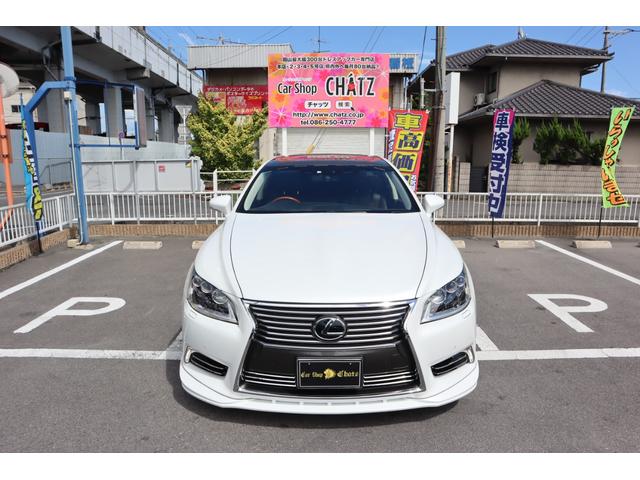 ＬＳ４６０Ｌ　エグゼクティブパッケージ　外フルエアロ　ＢＣフォージド２１ＡＷ　エアサス　ＷＡＬＤマフラー　ＬＥＤ＆フォグ　Ｒスポ　カーボンラッピング　ＰＷトランク　ＳＲ　専用内装　茶本革　オットマン　Ｒエンタメ　プリクラ　ＢＳＭ　ドラレコ(2枚目)