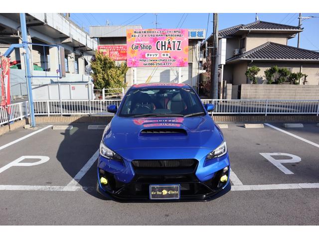 ＷＲＸ ＳＴＩ ＳＴＩ　１オーナー　６ＭＴ　ターボ　ＡＷＤ　外品エアロ　レイズ１８ＡＷ　ＨＫＳ車高調　ＨＫＳマフラー　Ｒウイング　ＬＥＤ＆フォグ　メタルクラッチ　モモＨ　半本革　ナビフルセグ　Ｓカメラ　ＢＳＭ　横滑り防止　Ｕ（2枚目）