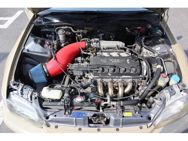 ＶＴｉ　ベージュ全塗装　Ｄ１５Ｂエンジン　ＶＴＥＣ　スーパーアドバン１５ＡＷ　クァンタム車高調　ゼロファイターセンターマフラー　外アーム　外インテーク　外エキマニ　エアクリ　ＰＳ　ＰＷ　タイミングベルト交換済(25枚目)