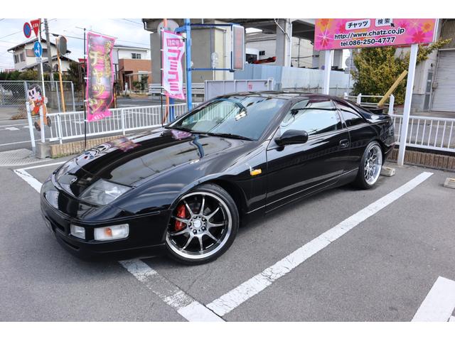 フェアレディＺ ３００ＺＸ　Ｔバールーフ　５ＭＴ　ＷＯＲＫ１８ＡＷ　テイン車高調　外品マフラー　リアスポイラー　ＨＩＤ　フォグ　ナビＴＶ　ＤＶＤ再生　ＥＴＣ　ハンドルカバー　ＰＳ　ＰＷ　エアコン　エアバック　Ｈ２６タイベル交換済（2枚目）