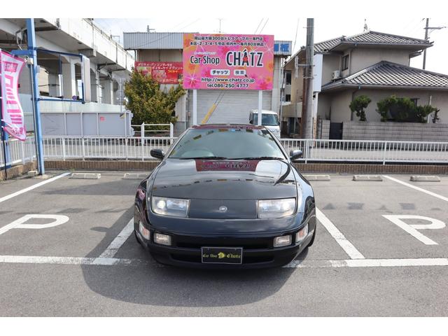 フェアレディＺ ３００ＺＸ　Ｔバールーフ　５ＭＴ　ＷＯＲＫ１８ＡＷ　テイン車高調　外品マフラー　リアスポイラー　ＨＩＤ　フォグ　ナビＴＶ　ＤＶＤ再生　ＥＴＣ　ハンドルカバー　ＰＳ　ＰＷ　エアコン　エアバック　Ｈ２６タイベル交換済（3枚目）